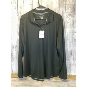 Trimark Performance Polo 2XL Long Sleeve Moisture Wicking Athletic Golf Shirt